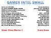 INTEL GAMER SMALL DATA