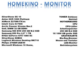 HOMEKINO mit Monitor
