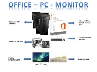 Office - PC mit Monitor